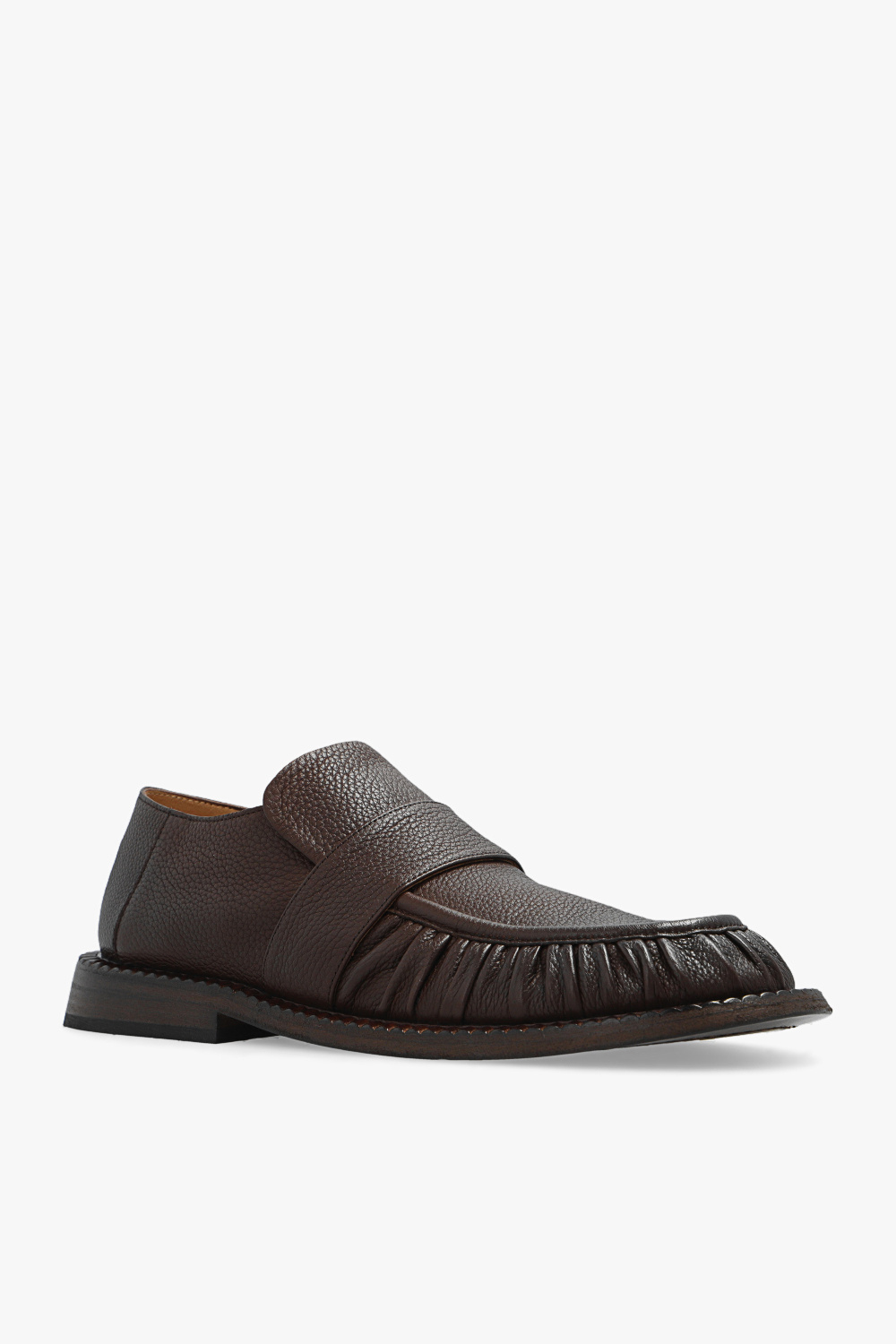 【関税込み】Marsell タン Alluce Estiva ローファー Men's Brown Leather Loafers Alluce Estiva - Marsèll
